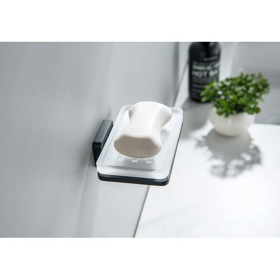 Мыльница Aquatek Либра AQ4303MB, цвет чёрный матовый фото 4