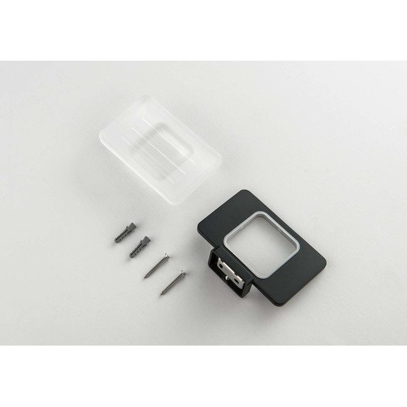 Мыльница Aquatek Либра AQ4303MB, цвет чёрный матовый фото 2