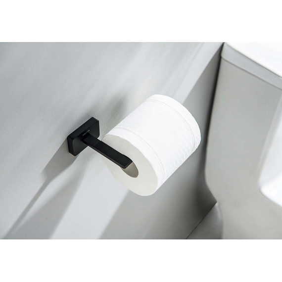 Держатель для туалетной бумаги Aquatek Либра AQ4308MB, цвет чёрный матовый фото 5