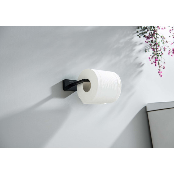 Держатель для туалетной бумаги Aquatek Либра AQ4308MB, цвет чёрный матовый фото 4