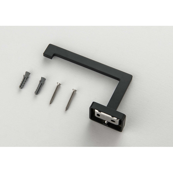 Держатель для туалетной бумаги Aquatek Либра AQ4308MB, цвет чёрный матовый фото 2