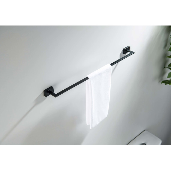 Полотенцедержатель Aquatek Либра AQ4314MB, цвет чёрный матовый - 5 Полотенцедержатель Aquatek Либра AQ4314MB, цвет чёрный матовый фото 5