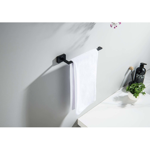 Полотенцедержатель Aquatek Либра AQ4319MB, цвет чёрный матовый - 5 Полотенцедержатель Aquatek Либра AQ4319MB, цвет чёрный матовый фото 5