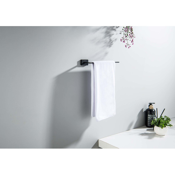 Полотенцедержатель Aquatek Либра AQ4319MB, цвет чёрный матовый - 4 Полотенцедержатель Aquatek Либра AQ4319MB, цвет чёрный матовый фото 4