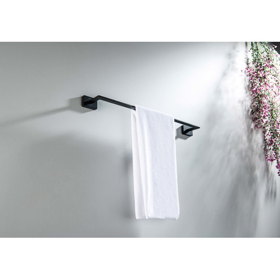Полотенцедержатель Aquatek Либра AQ4320MB, цвет чёрный матовый - 4 Полотенцедержатель Aquatek Либра AQ4320MB, цвет чёрный матовый фото 4
