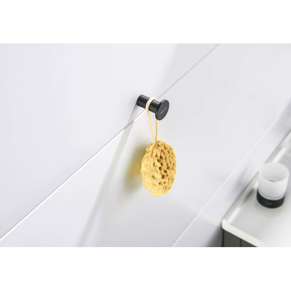 Крючок Aquatek Лира AQ4401MB, цвет чёрный матовый фото 3