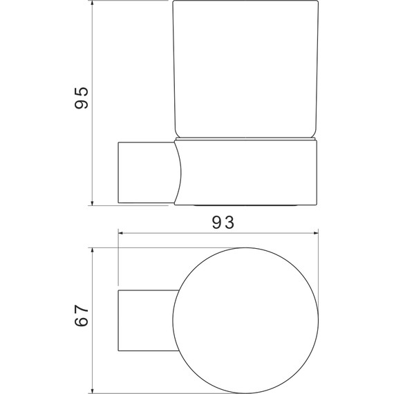 Стакан для зубных щеток Aquatek Лира AQ4404MB, цвет чёрный матовый - 5 Стакан для зубных щеток Aquatek Лира AQ4404MB, цвет чёрный матовый фото 5