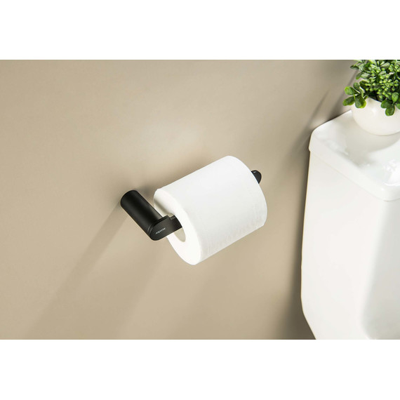 Держатель для туалетной бумаги Aquatek Лира AQ4408MB, цвет чёрный матовый фото 5
