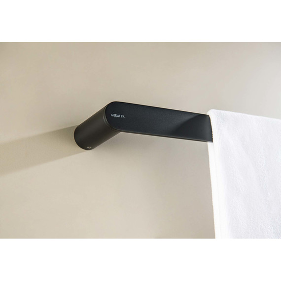 Полотенцедержатель Aquatek Лира AQ4414MB, цвет чёрный матовый - 3 Полотенцедержатель Aquatek Лира AQ4414MB, цвет чёрный матовый фото 3