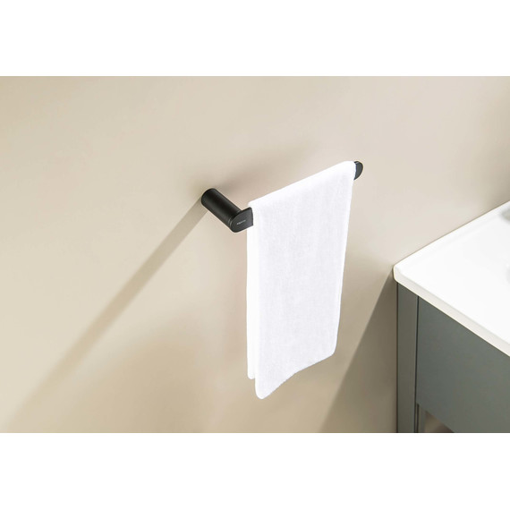 Полотенцедержатель Aquatek Лира AQ4419MB, цвет чёрный матовый - 5 Полотенцедержатель Aquatek Лира AQ4419MB, цвет чёрный матовый фото 5
