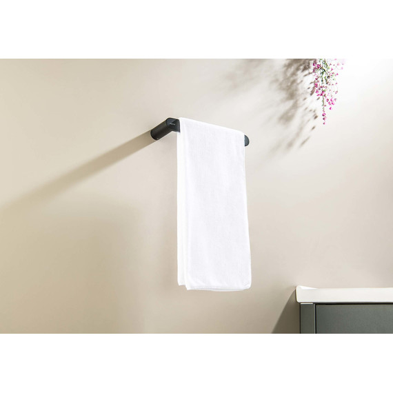 Полотенцедержатель Aquatek Лира AQ4419MB, цвет чёрный матовый - 3 Полотенцедержатель Aquatek Лира AQ4419MB, цвет чёрный матовый фото 3