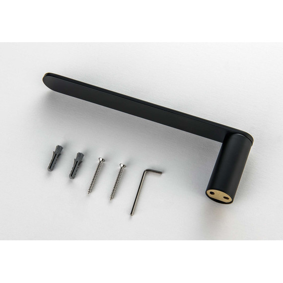 Полотенцедержатель Aquatek Лира AQ4419MB, цвет чёрный матовый - 2 Полотенцедержатель Aquatek Лира AQ4419MB, цвет чёрный матовый фото 2