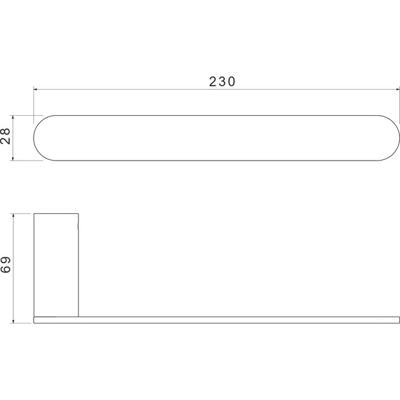 Полотенцедержатель Aquatek Лира AQ4419MB, цвет чёрный матовый - 6 Полотенцедержатель Aquatek Лира AQ4419MB, цвет чёрный матовый фото 6
