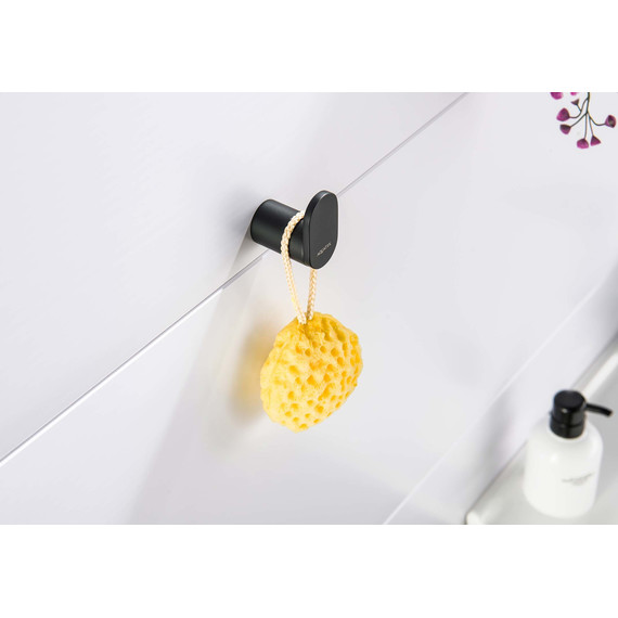 Крючок Aquatek Лира AQ4425MB, цвет чёрный матовый фото 5