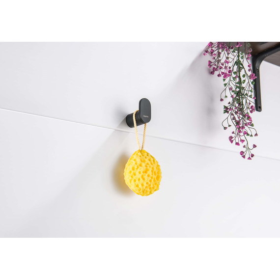 Крючок Aquatek Лира AQ4425MB, цвет чёрный матовый фото 3