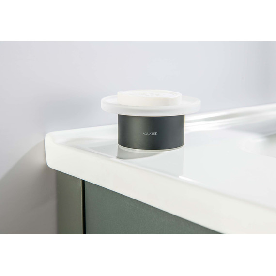 Мыльница Aquatek Лира AQ4426MB, цвет чёрный матовый фото 4