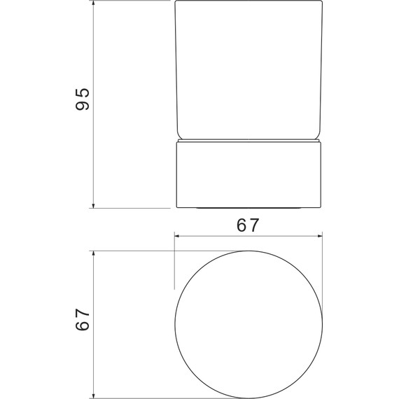 Стакан для зубных щеток Aquatek Лира AQ4428CR - 5 Стакан для зубных щеток Aquatek Лира AQ4428CR фото 5