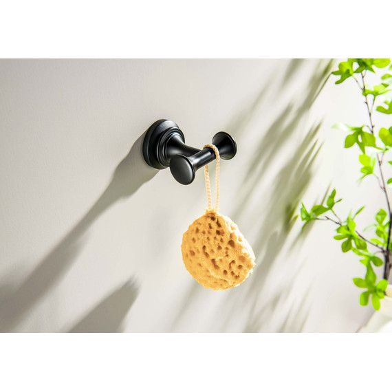 Двойной крючок Aquatek Классик AQ4502MB, цвет чёрный матовый фото 5