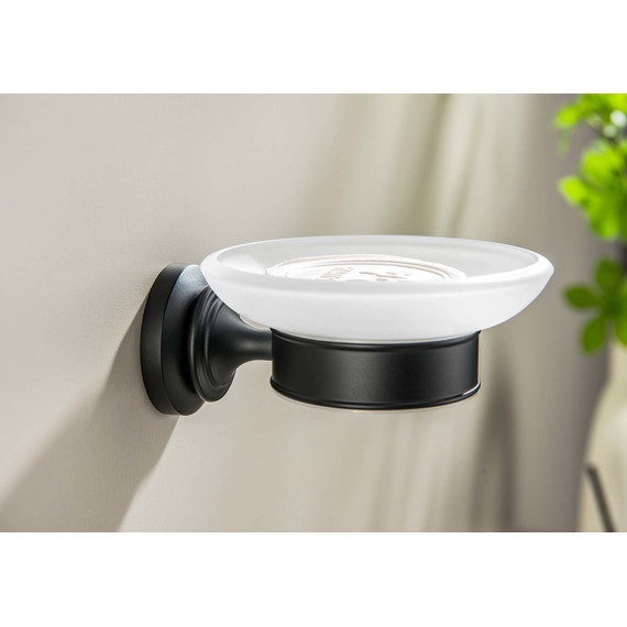 Мыльница Aquatek Классик AQ4503MB, цвет чёрный матовый фото 2