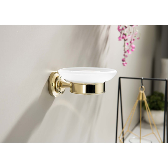 Мыльница Aquatek Классик AQ4503PG, цвет золото фото 4