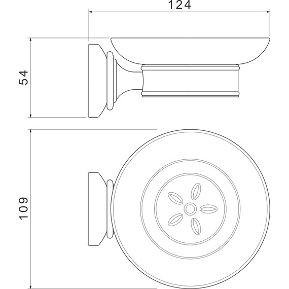 Мыльница Aquatek Классик AQ4503CR - 6 Мыльница Aquatek Классик AQ4503CR фото 6