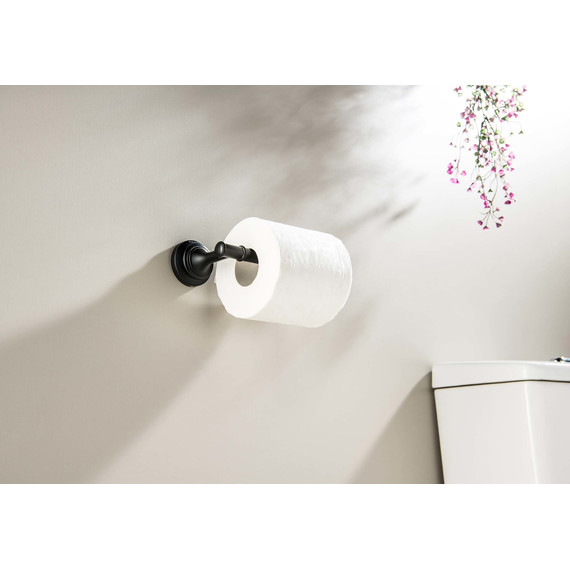 Держатель для туалетной бумаги Aquatek Классик AQ4508MB, цвет чёрный матовый фото 3