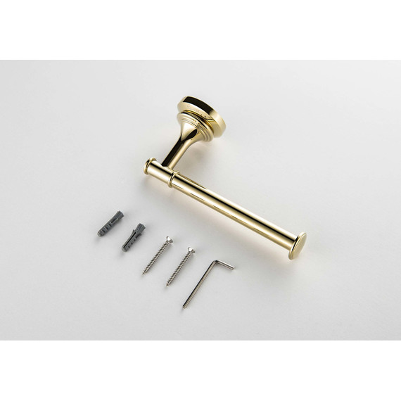 Держатель для туалетной бумаги Aquatek Классик AQ4508PG, цвет золото фото 2