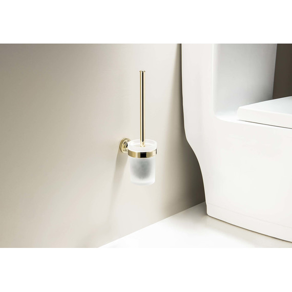 Ёршик для унитаза Aquatek Классик AQ4510PG, цвет золото фото 4