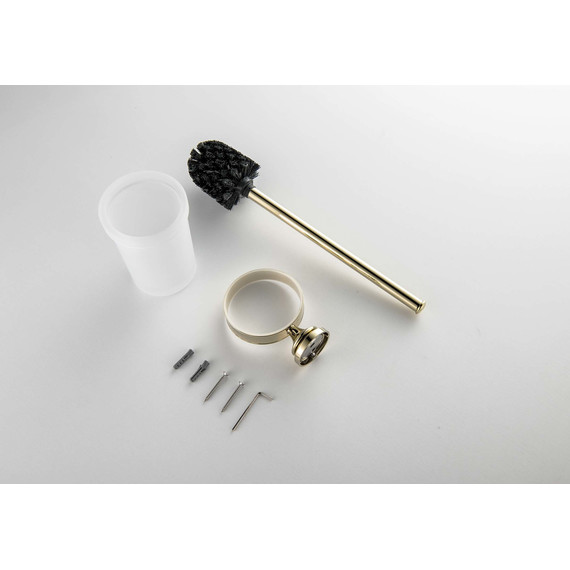 Ёршик для унитаза Aquatek Классик AQ4510PG, цвет золото фото 2