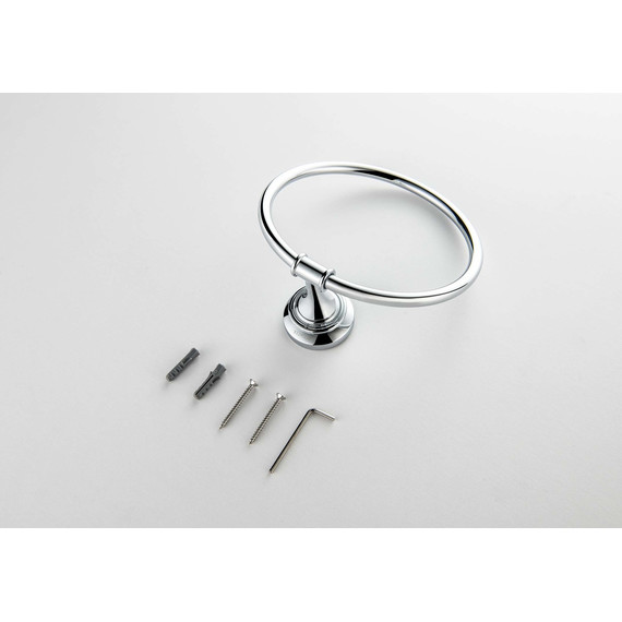 Кольцо для полотенец Aquatek Классик AQ4512CR - 2 Кольцо для полотенец Aquatek Классик AQ4512CR фото 2