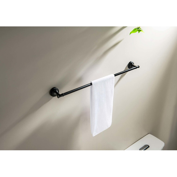Полотенцедержатель Aquatek Классик AQ4514MB, цвет чёрный матовый - 5 Полотенцедержатель Aquatek Классик AQ4514MB, цвет чёрный матовый фото 5