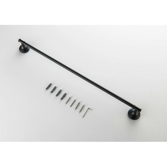 Полотенцедержатель Aquatek Классик AQ4514MB, цвет чёрный матовый - 2 Полотенцедержатель Aquatek Классик AQ4514MB, цвет чёрный матовый фото 2