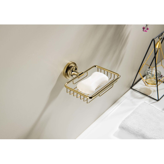 Мыльница Aquatek Классик AQ4533PG, цвет золото фото 6