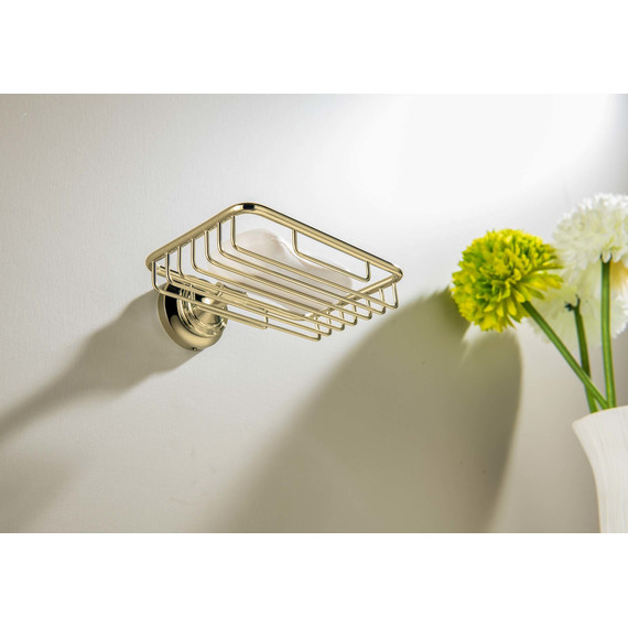 Мыльница Aquatek Классик AQ4533PG, цвет золото фото 4