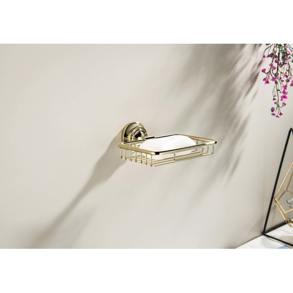 Мыльница Aquatek Классик AQ4533PG, цвет золото фото 2