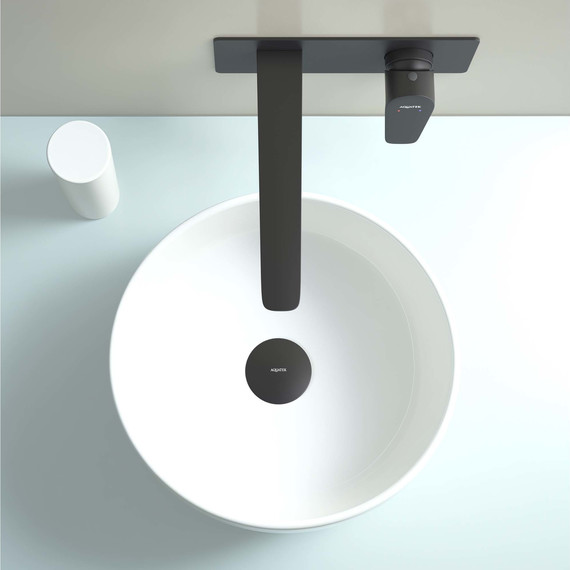 Донный клапан Aquatek AQ6002MB, чёрный матовый фото 2