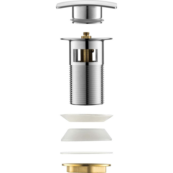 Донный клапан Aquatek AQ6004CR - 5 Донный клапан Aquatek AQ6004CR фото 5