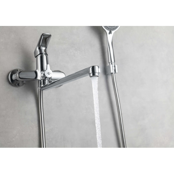 Смеситель для ванны Aquatek Вега AQ1033CR, Цвет производителя: хром фото 5