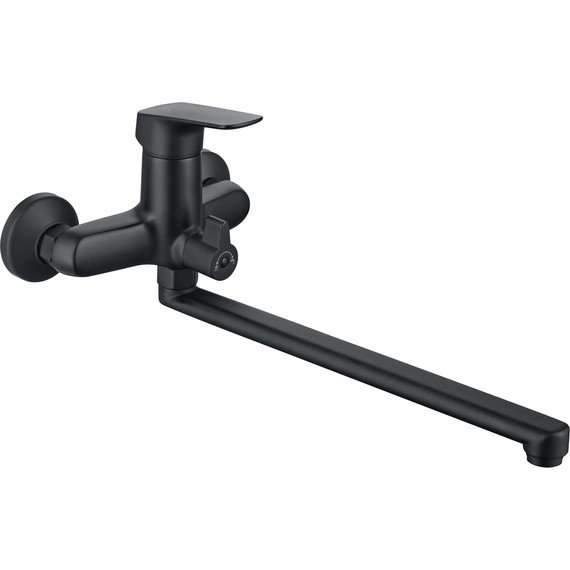 Смеситель для ванны Aquatek Вега AQ1033MB, чёрный матовый, Цвет производителя: чёрный матовый фото 2