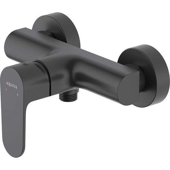 Набор смесителей 3 в 1 для душа Aquatek Оберон AQ1231MB, чёрный матовый, Цвет производителя: чёрный матовый - 3 Набор смесителей 3 в 1 для душа Aquatek Оберон AQ1231MB, чёрный матовый, Цвет производителя: чёрный матовый фото 3