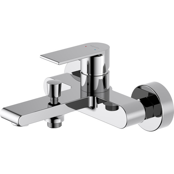 Набор смесителей 3 в 1 для ванны с коротким изливом Aquatek Лира AQ1430CR, Цвет производителя: хром - 3 Набор смесителей 3 в 1 для ванны с коротким изливом Aquatek Лира AQ1430CR, Цвет производителя: хром фото 3