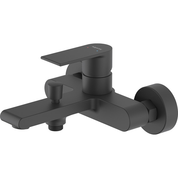 Набор смесителей 3 в 1 для ванны с коротким изливом Aquatek Лира AQ1430MB, чёрный матовый, Цвет производителя: чёрный матовый - 3 Набор смесителей 3 в 1 для ванны с коротким изливом Aquatek Лира AQ1430MB, чёрный матовый, Цвет производителя: чёрный матовый фото 3