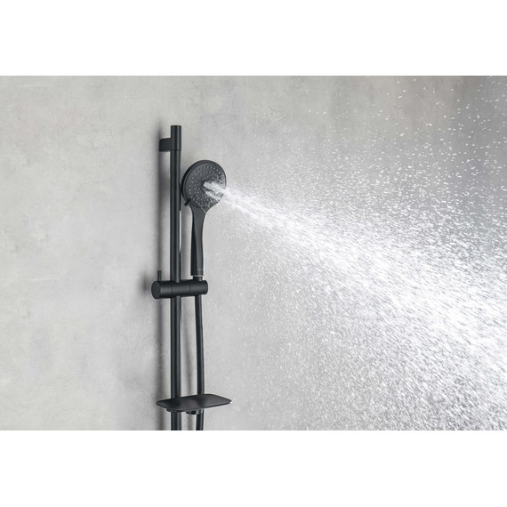 Смеситель для ванны Aquatek Вега AQ1033MB, чёрный матовый, Цвет производителя: чёрный матовый фото 8