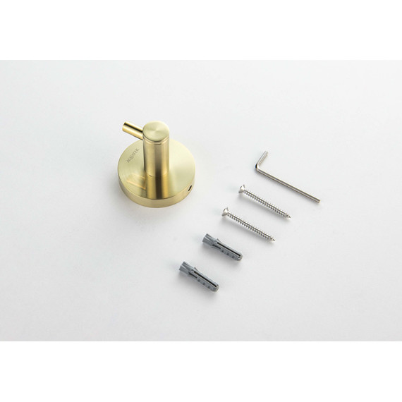 Крючок Aquatek Европа AQ4101BG, цвет золото шлифованное фото 3