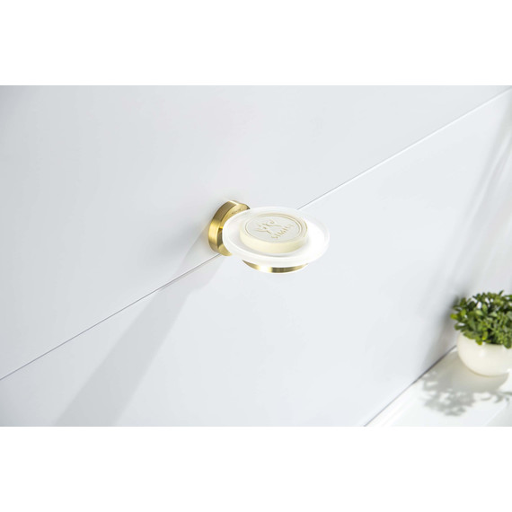 Мыльница Aquatek Европа AQ4103BG, цвет золото шлифованное фото 4