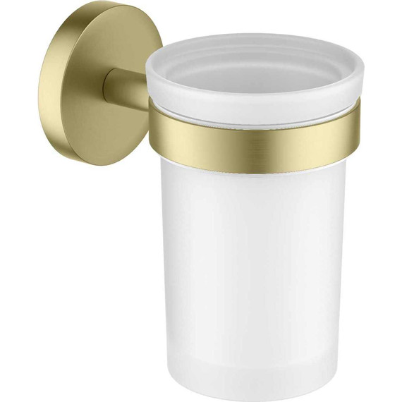 Стакан для зубных щеток Aquatek Европа AQ4104BG, цвет золото шлифованное - 2 Стакан для зубных щеток Aquatek Европа AQ4104BG, цвет золото шлифованное фото 2