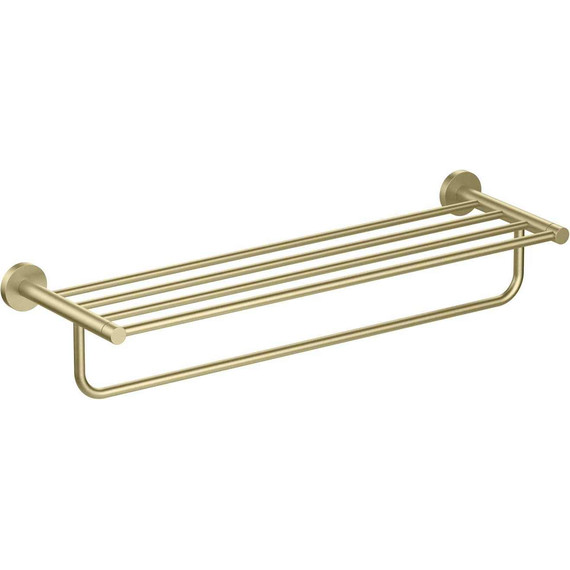 Полка для полотенец Aquatek Европа AQ4115BG, цвет золото шлифованное - 2 Полка для полотенец Aquatek Европа AQ4115BG, цвет золото шлифованное фото 2