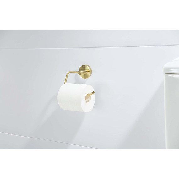Держатель для туалетной бумаги Aquatek Европа AQ4118BG, цвет золото шлифованное фото 4