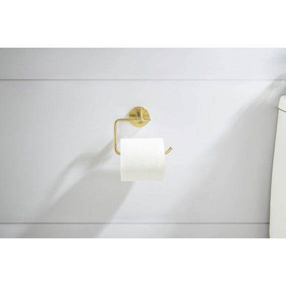 Держатель для туалетной бумаги Aquatek Европа AQ4118BG, цвет золото шлифованное фото 5