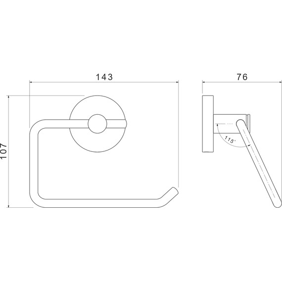 Держатель для туалетной бумаги Aquatek Европа AQ4118BG, цвет золото шлифованное фото 7